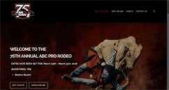 Desktop Screenshot of abcrodeo.com